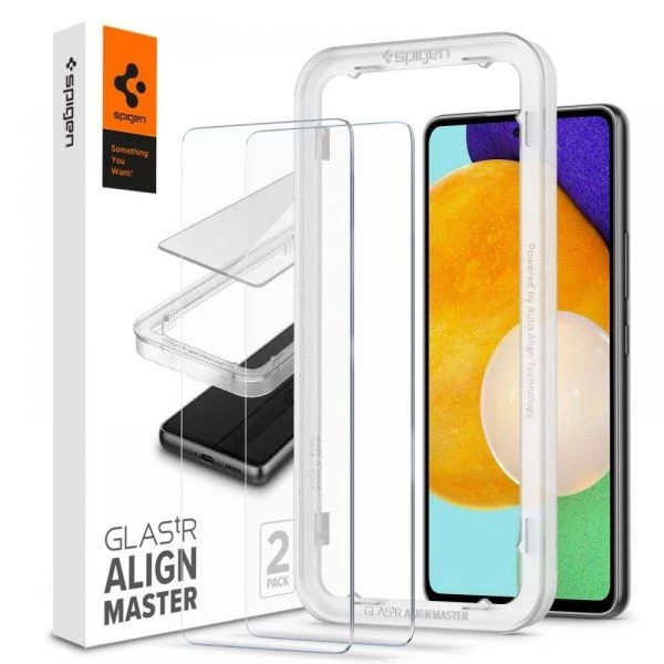 SPIGEN ALM GLAS.TR 2-PACK GALAXY A53 5G Закаленное стекло CLEAR