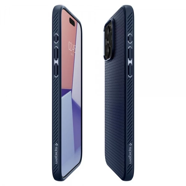 Чехол Spigen Liquid Air iPhone 15 Pro Navy Blue Case