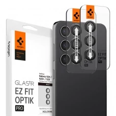 Защитная пленка для камеры Spigen Optik.tr EZ FIT Camera Protector 2-pack Galaxy S24 / S23 / S23 Plus Black