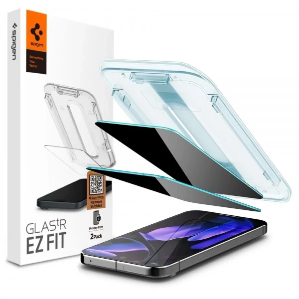 Стекло PRYWATYZUJĄCE SPIGEN GLAS.TR EZ FIT 2-PACK GOOGLE PIXEL 9 PRO XL PRIVACY