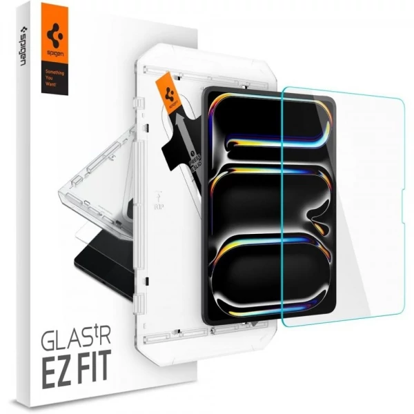 Закаленное стекло Spigen Glas.Tr Ez Fit iPad Pro 13 7 / 2024 Clear AGL07793