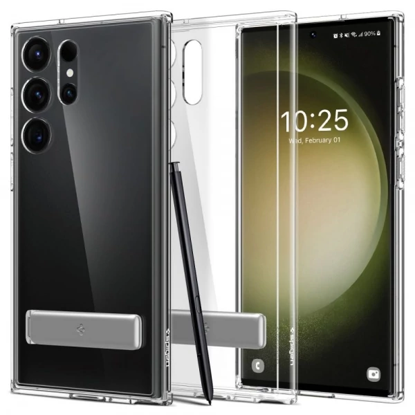 Чехол Spigen Ultra Hybrid S Galaxy S23 Ultra Crystal Clear Case