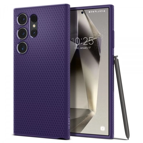 Чехол Spigen Liquid Air Samsung Galaxy S24 Ultra Deep Purple Case