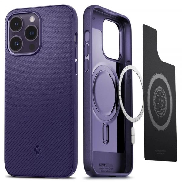 Чехол Spigen Mag Armor iPhone 14 Pro Max Deep Purplecase