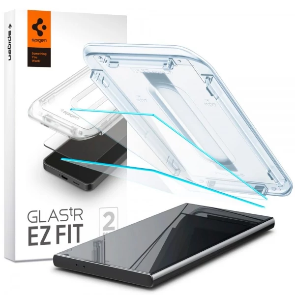 Закаленное стекло Spigen Glas.tr EZ FIT 2-pack Samsung Galaxy S24 Ultra Clear