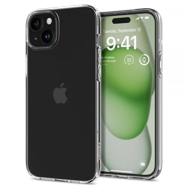 Чехол Spigen Liquid Crystal iPhone 15 Plus Crystal Clear Case