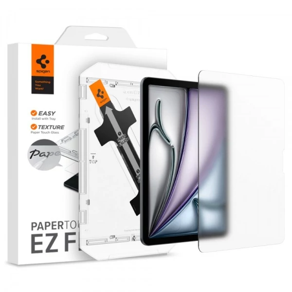Закаленное стекло Spigen Paper Touch iPad Air 11 6 / 2024 Matte Clear AGL07799
