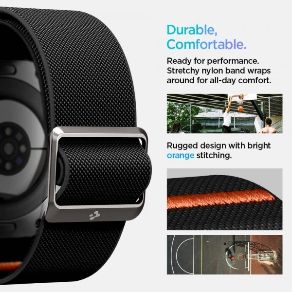 Браслет SPIGEN FIT LITE SAMSUNG GALAXY WATCH ULTRA (47 мм) BLACK