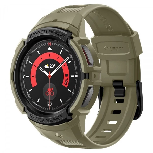 Браслет Spigen Rugged Armor Pro Galaxy Watch 5 Pro (45 мм) Vintage Khaki