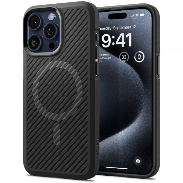 Чехол Spigen Core Armor Mag Magsafe iPhone 15 Pro Matte Black Case