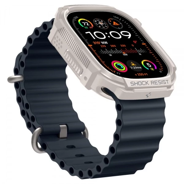 Чехол Spigen Rugged Armor Apple Watch Ultra 1 / 2 (49 мм) Dune Beige Case
