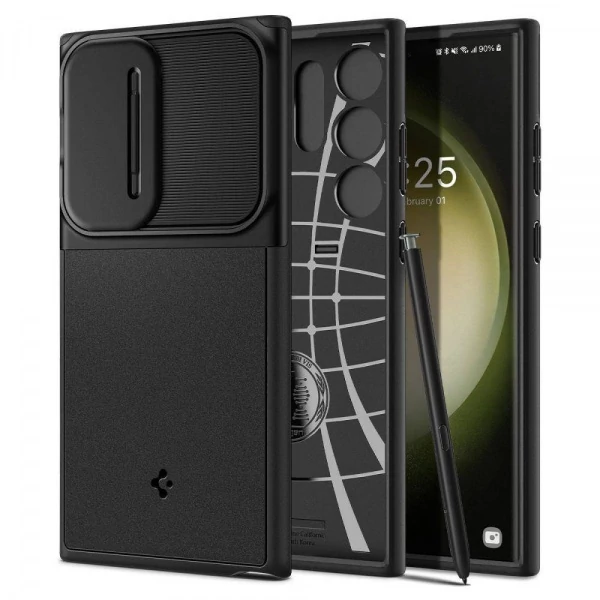 Чехол Spigen Optik Armor Galaxy S23 Ultra Black Case