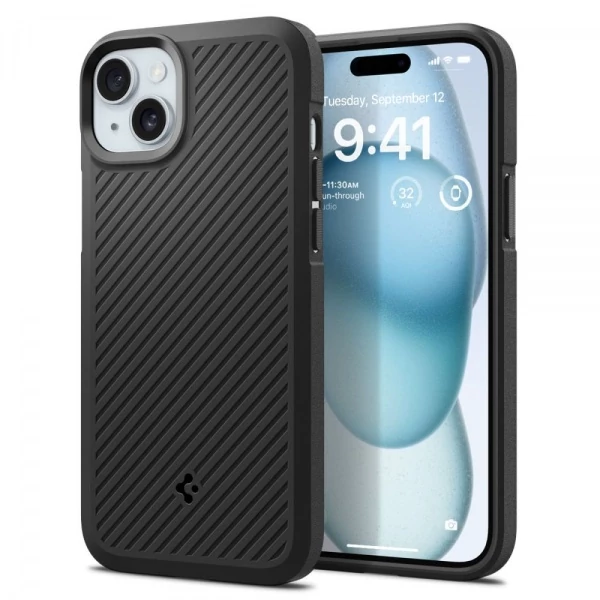 Чехол Spigen Core Armor iPhone 15 Plus Matte Black Case