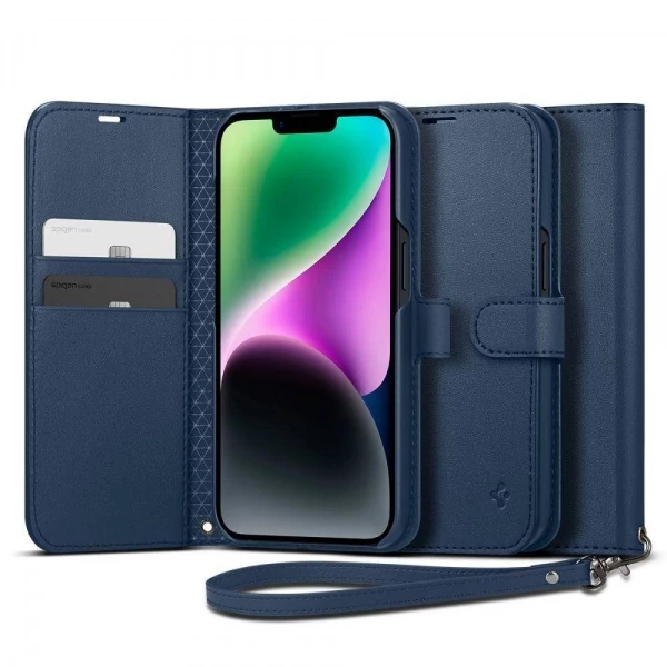 Чехол Spigen WALLET S IPhone 14 CLASSIC BLUE