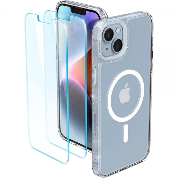 Чехол Spigen iPhone 14 Plus Cyrill Shine Mag Magsafe Glitter Clear