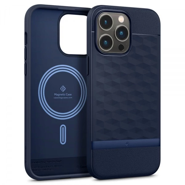 Чехол Caseology Parallax Mag Magsafe iPhone 14 Pro Max Midnight Blue