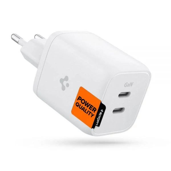 Зарядное устройство SPIGEN Pe2106eu Powerarc 2-port Network Charger Pd65w White