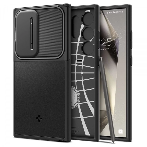Чехол Spigen Optik Armor Samsung Galaxy S24 Ultra Black Case