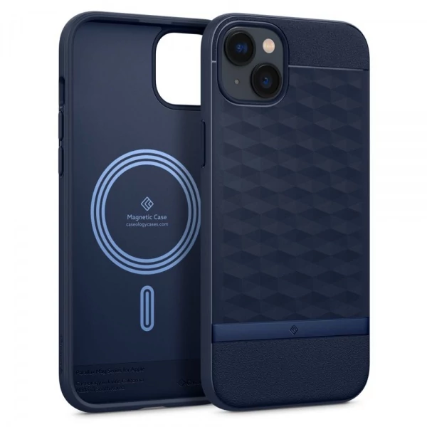 Чехол Caseology Parallax Mag Magsafe iPhone 14 Plus Midnight Blue