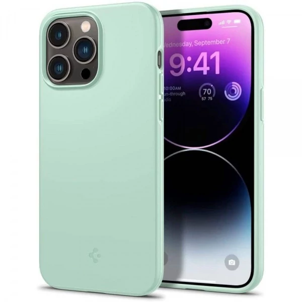 Чехол Spigen Thin Fit iPhone 14 Pro Apple Mint