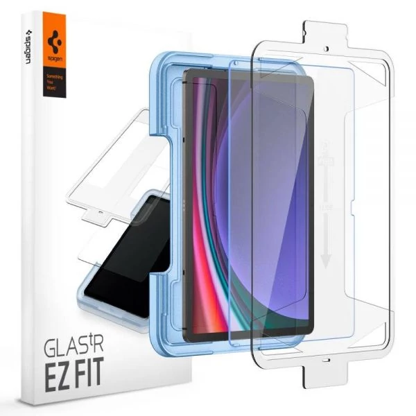 Закаленное стекло Spigen Glas.tr EZ FIT Galaxy S9+ Plus 12.4 X810 / X816B Clear