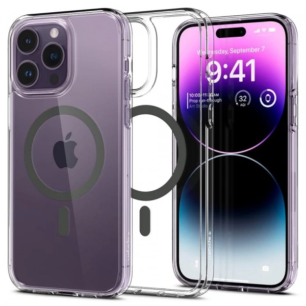 Чехол Spigen iPhone 14 Pro Ultra Hybrid Mag Magsafe Graphite Case