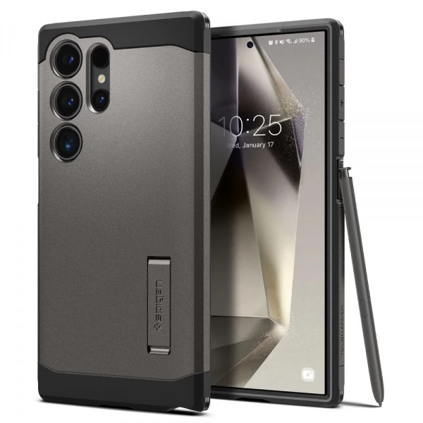 Чехол Spigen Tough Armor Samsung Galaxy S24 Ultra Gunmetal Case
