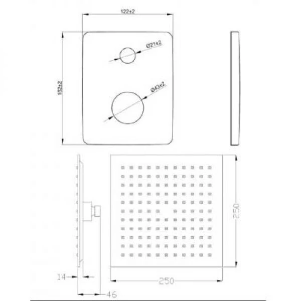 Душевая система Invena Siros BS90010