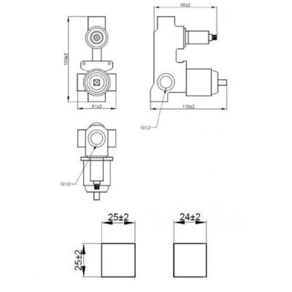 Душевая система Invena Siros BS90010