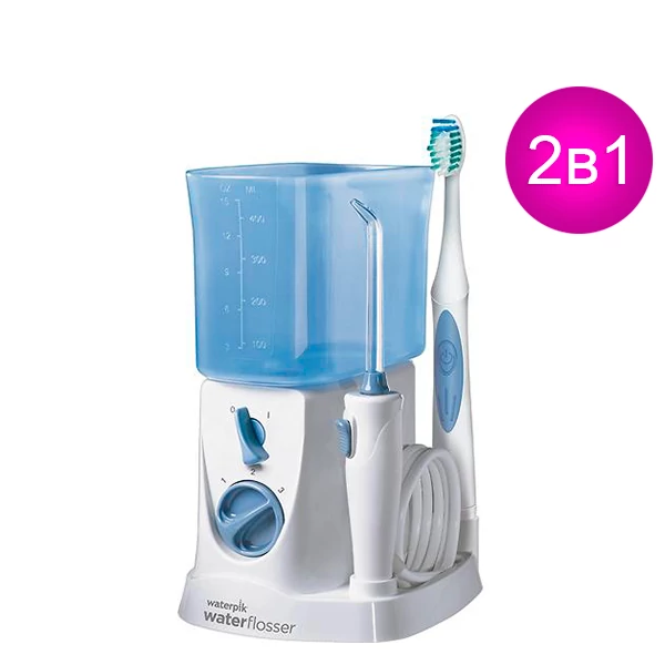 Звуковая зубная щетка+Ирригатор Waterpik WP-700 E2 Nano 2в1