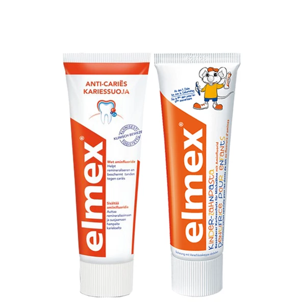 Зубные пасты Elmex Family Pack защита от кариеса Baby 1+