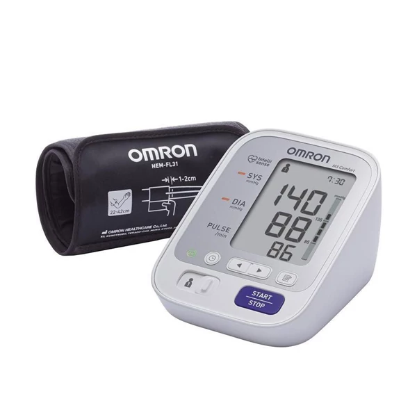 Тонометр Omron M3 Comfort (HEM-7134-E) с манжетой Intelli Wrap + адаптер S