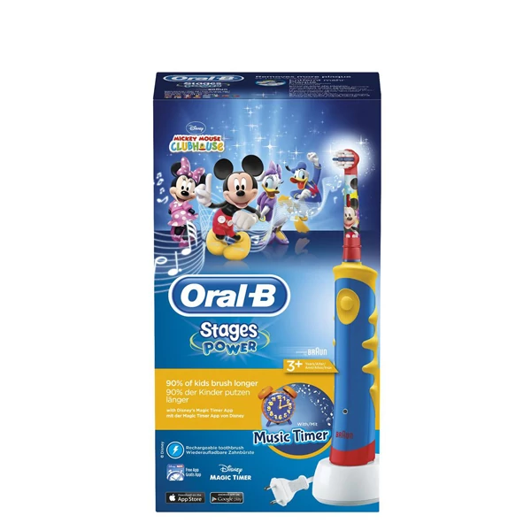D10.513 Stages Power Mikki Микки Детская электрическая зубная щетка Oral-B