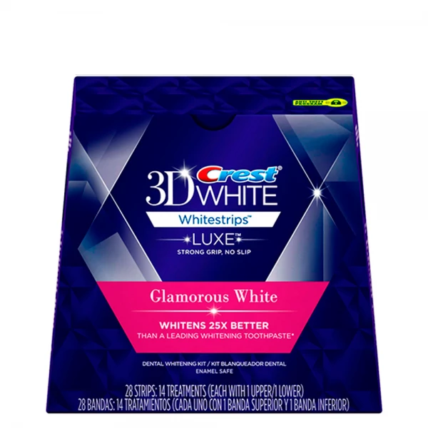 Crest отбеливающие полоски 3D White Luxe Whitestrips Glamorous White