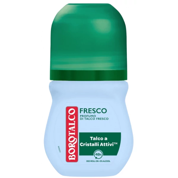 Антиперспирант-дезодорант шариковый Borotalco Fresco Profumo di Talco Fresco 50 мл ЕС