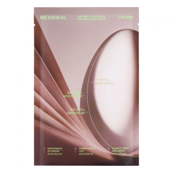 Тканевая маска Mediheal Retinol Collagen Cream против морщин 30 мл ЕС