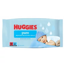 Влажные салфетки Huggies Pure 56 шт ЕС