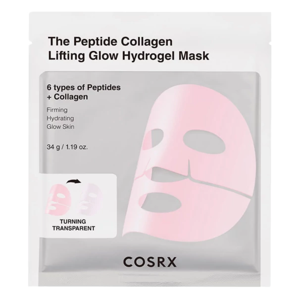 Гидрогелевая маска для лица COSRX The Peptide Collagen Lifting Glow 34 г ЕС