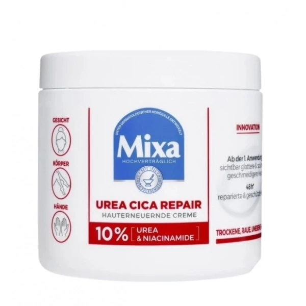 Крем для лица и тела MIXA Urea Cica Repair+ Восстанавливающий 400 мл ЕС