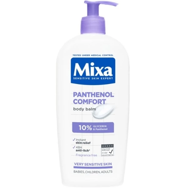 Бальзам MIXA Panthenol Comfort успокаивающий для сухой и атопичной кожи 250 мл ЕС