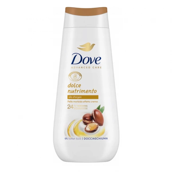 Гель для душа Dove Argan Dolce Nutrimento с аргановым маслом 225 мл ЕС