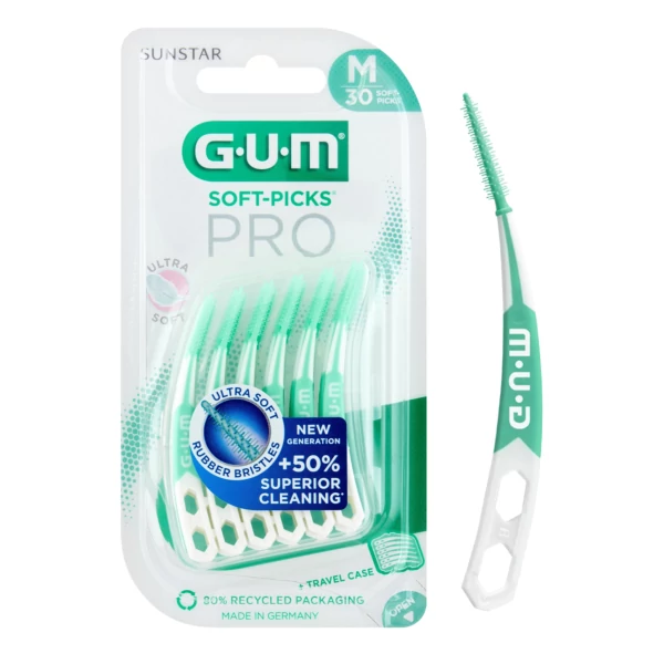 Зубная щетка GUM Soft Picks Pro M для межзубных промежутков 30 шт ЕС