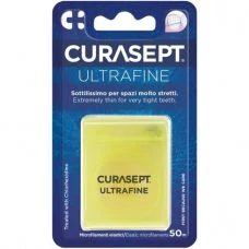 Зубная нить CURASEPT невощеная с хлоргексидином 50 м ЕС