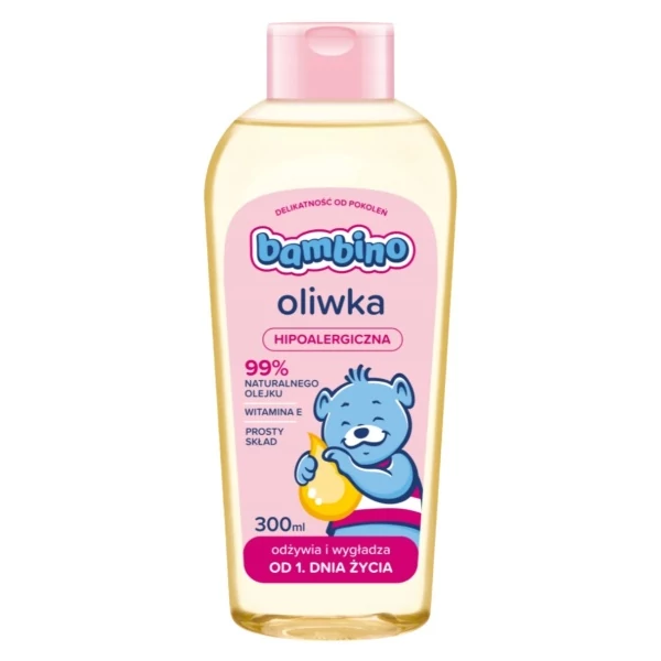 Детское масло оливы Bambino с витамином E 300 мл ЕС