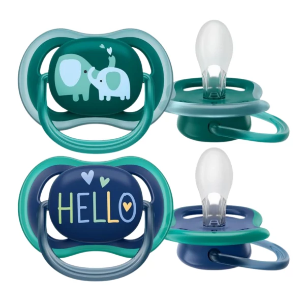 Пустышка Philips AVENT Ultra Air Ночная 18+ месяцев 2 шт ЕС