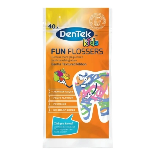 Детские флоссы DenTek Kids с держателями 40 шт. ЕС