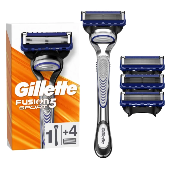 Бритва Gillette Fusion5 Sport + 4 сменных лезвия ЕС