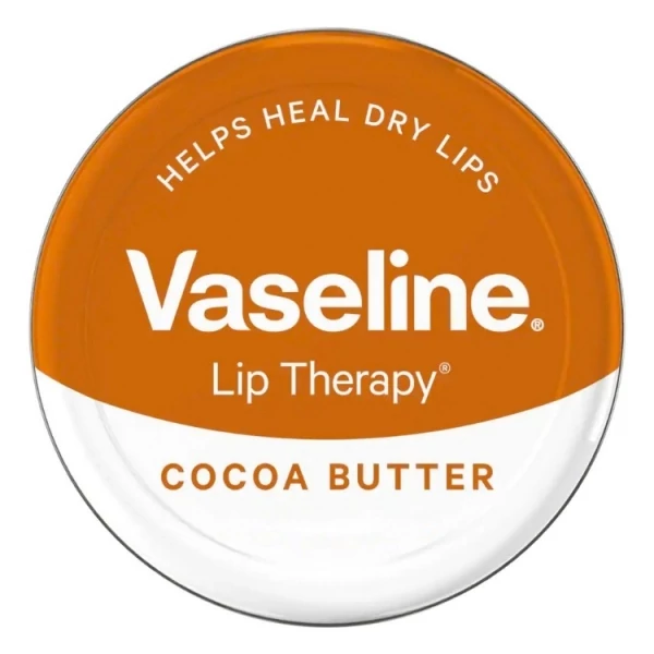 Бальзам для губ Vaseline Lip Therapy Tin Cocoa Butter с маслом какао 20 г ЕС