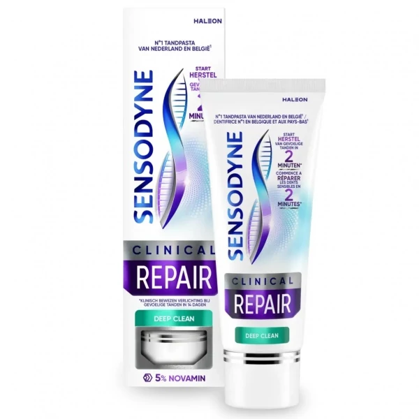 Зубная паста Sensodyne Clinical Repair Deep Clean 75 мл с фтором ЕС