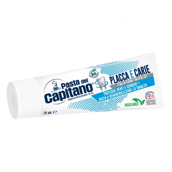 Зубная паста PASTA DEL CAPITANO Plaque &amp; Cavities 75 мл ЕС